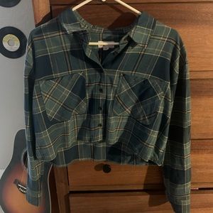 Tillys cropped flannel
